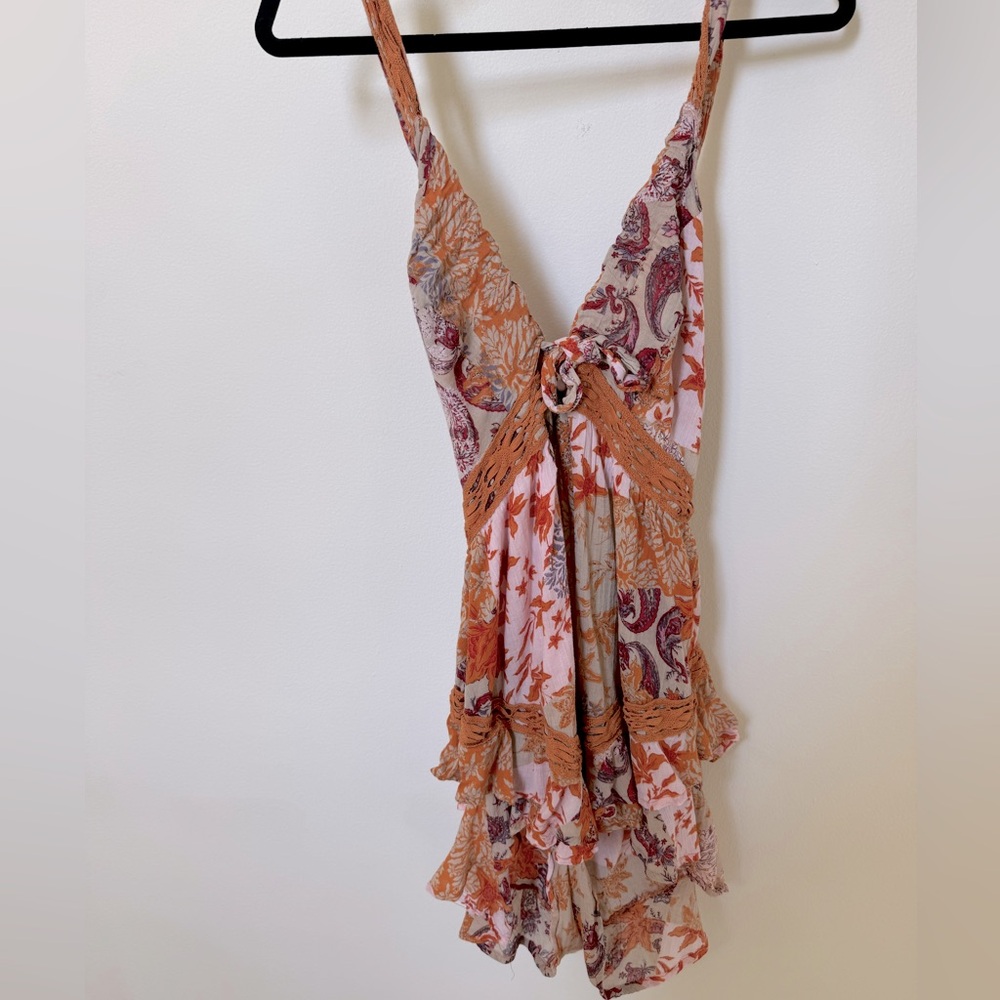 Free People Boho Floral Romper